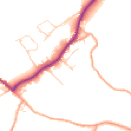 Daytime road noise heatmap for HP10 0PR