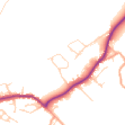 Daytime road noise heatmap for HP10 0QJ