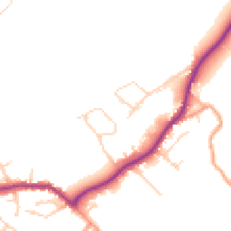 Daytime road noise heatmap for HP10 0QL