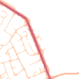 Daytime road noise heatmap for HP10 8AR