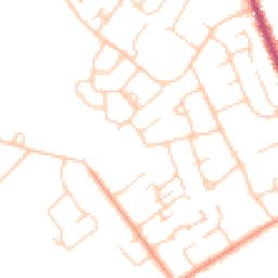 Daytime road noise heatmap for HP10 8BN
