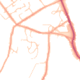 Daytime road noise heatmap for HP10 8EE