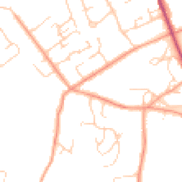 Daytime road noise heatmap for HP10 8EL