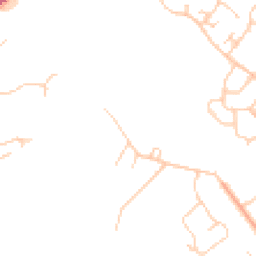 Daytime road noise heatmap for HP10 8JJ