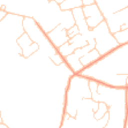 Daytime road noise heatmap for HP10 8JZ