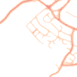 Daytime road noise heatmap for HP10 9AD