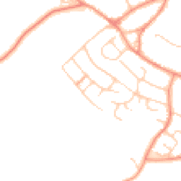 Daytime road noise heatmap for HP10 9AJ