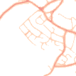Daytime road noise heatmap for HP10 9AN