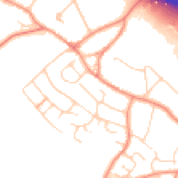 Daytime road noise heatmap for HP10 9AX