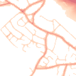 Daytime road noise heatmap for HP10 9AY