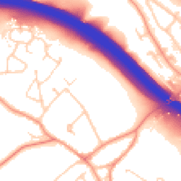 Daytime road noise heatmap for HP10 9BX