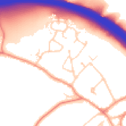 Daytime road noise heatmap for HP10 9EH