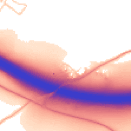 Daytime road noise heatmap for HP10 9FA