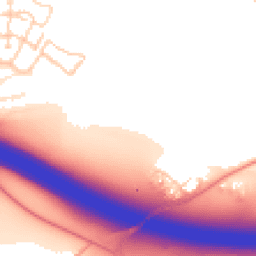 Daytime road noise heatmap for HP10 9GB