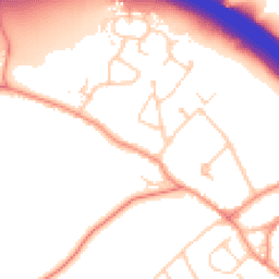 Daytime road noise heatmap for HP10 9HJ