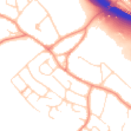 Daytime road noise heatmap for HP10 9PA