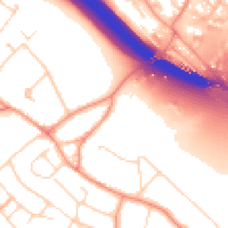 Daytime road noise heatmap for HP10 9PE
