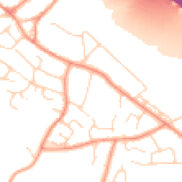 Daytime road noise heatmap for HP10 9PL