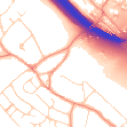 Daytime road noise heatmap for HP10 9PX