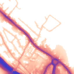 Daytime road noise heatmap for HP10 9RH