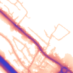 Daytime road noise heatmap for HP10 9RJ