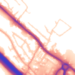 Daytime road noise heatmap for HP10 9RY