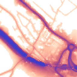 Daytime road noise heatmap for HP10 9SX
