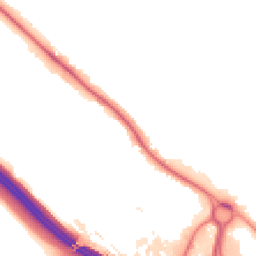 Night-time road noise heatmap for HP10 9TH