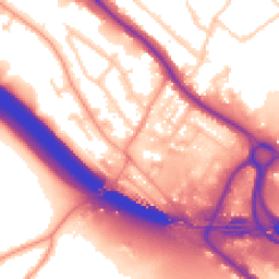 Daytime road noise heatmap for HP10 9TN
