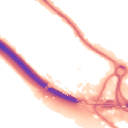 Night-time road noise heatmap for HP10 9TN