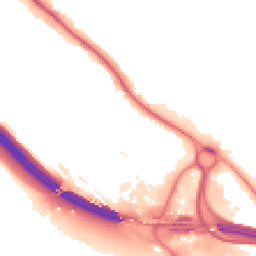 Night-time road noise heatmap for HP10 9TW