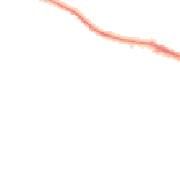 Night-time road noise heatmap for HP11 1DS