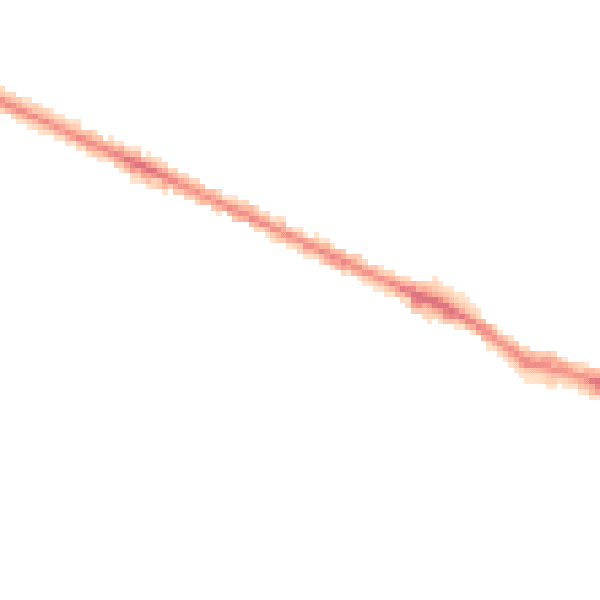 Night-time road noise heatmap for HP11 2NL