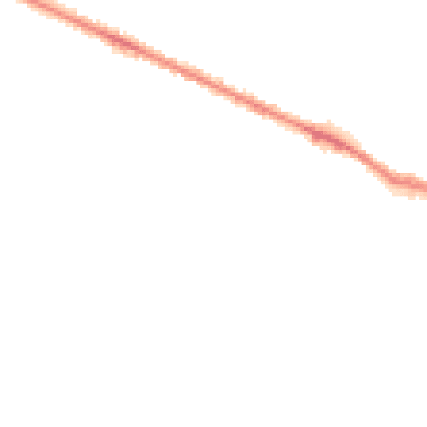 Night-time road noise heatmap for HP11 2RA