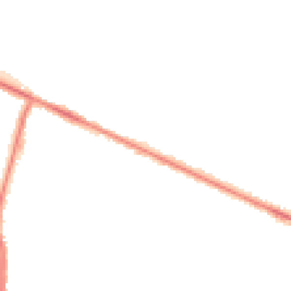 Night-time road noise heatmap for HP12 3AR