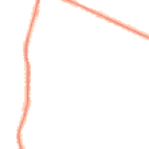 Night-time road noise heatmap for HP12 3DD