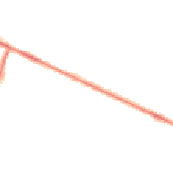 Night-time road noise heatmap for HP12 3DF
