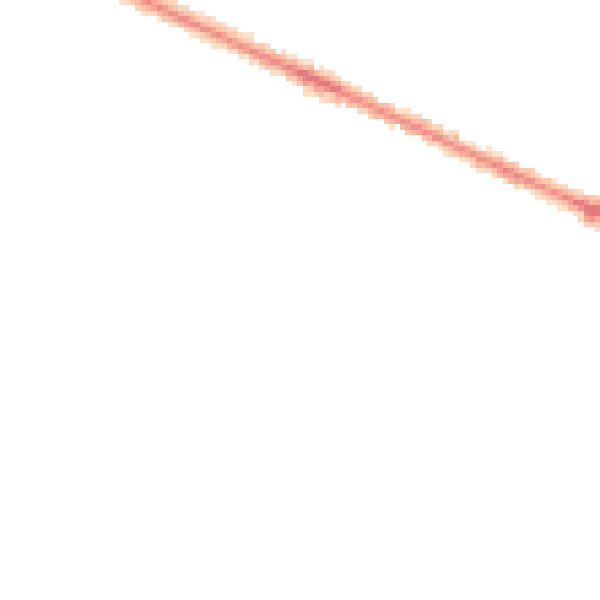 Night-time road noise heatmap for HP12 3DG