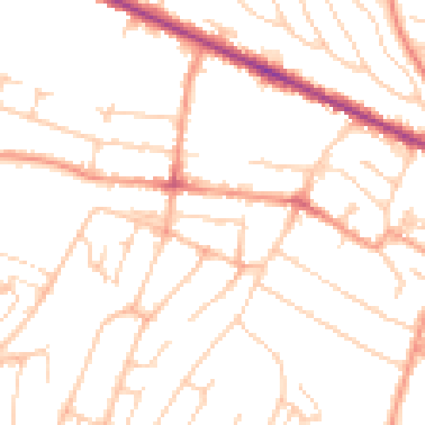 Daytime road noise heatmap for HP12 3DS