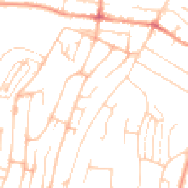 Daytime road noise heatmap for HP12 3HL