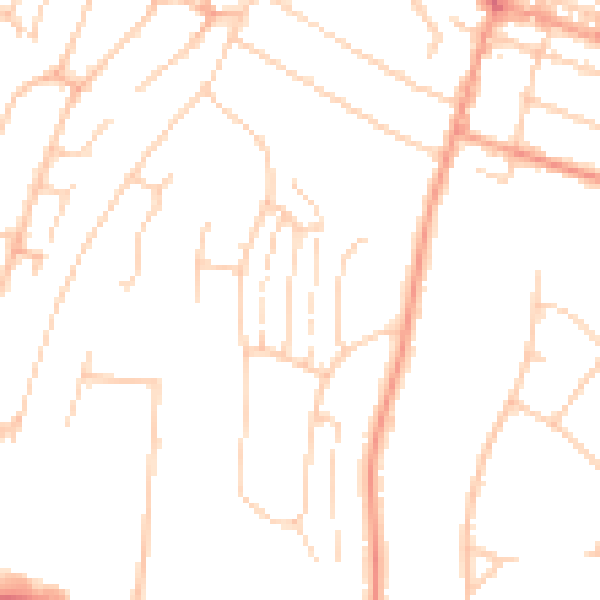 Daytime road noise heatmap for HP12 3PQ