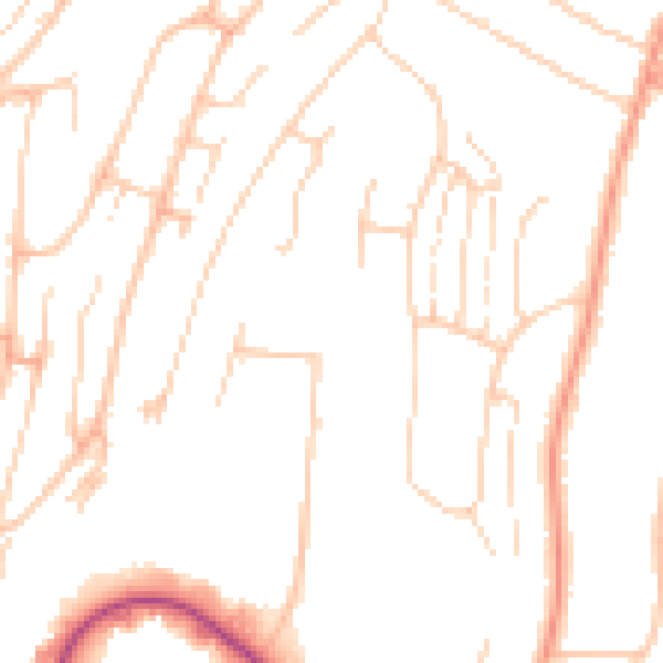 Daytime road noise heatmap for HP12 3RL