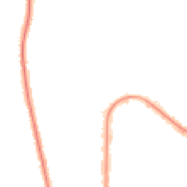 Night-time road noise heatmap for HP12 3ST