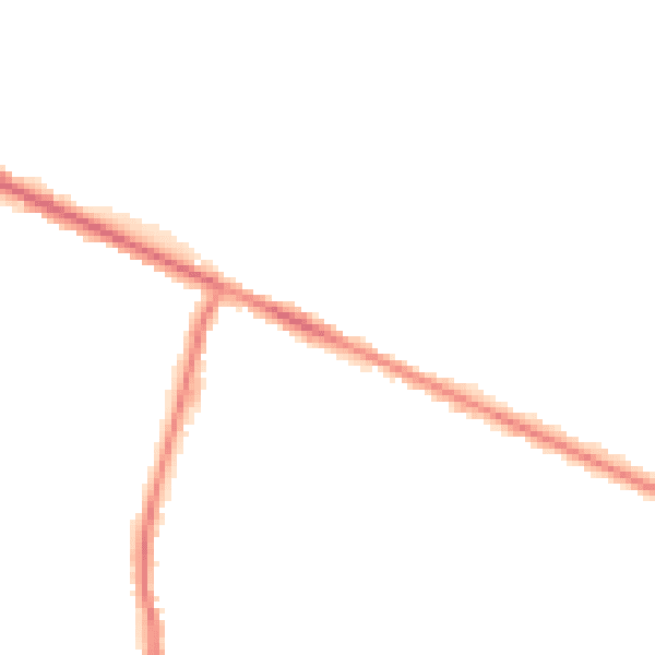 Night-time road noise heatmap for HP12 4AB