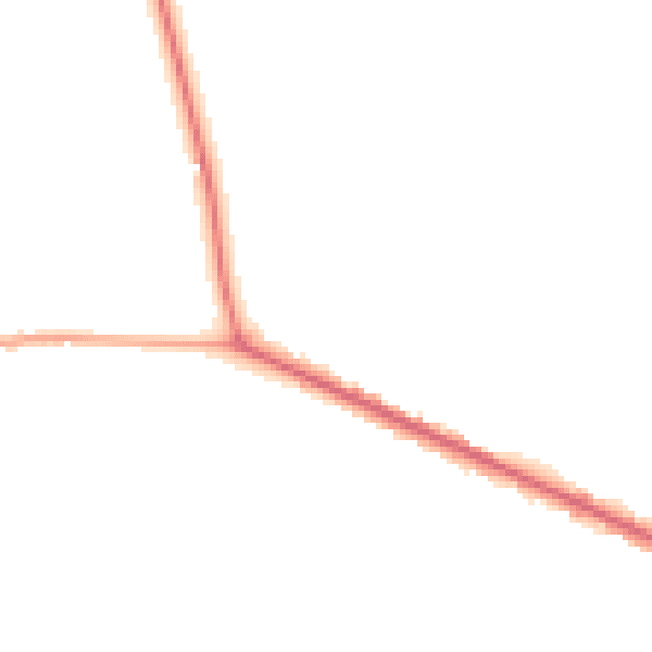 Night-time road noise heatmap for HP12 4AJ