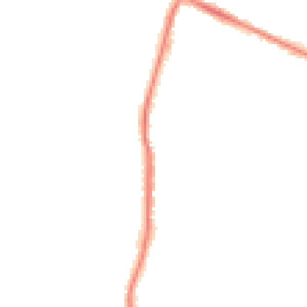 Night-time road noise heatmap for HP12 4BS