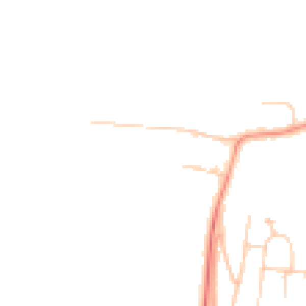 Daytime road noise heatmap for HP12 4ED