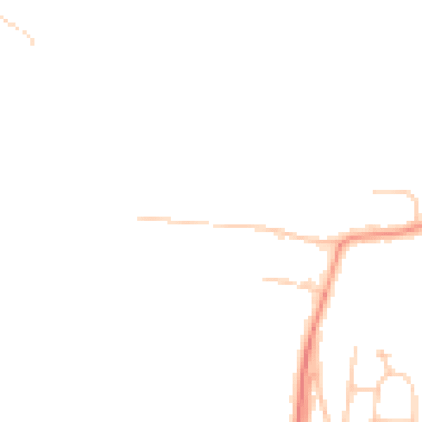 Daytime road noise heatmap for HP12 4HJ