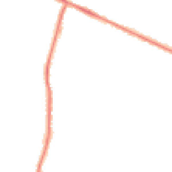 Night-time road noise heatmap for HP12 4JY