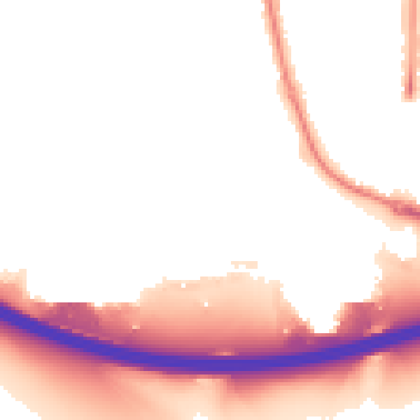Night-time road noise heatmap for HP12 4PW